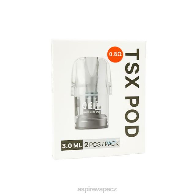 Aspire Tsx Pod 0,8 ohm (3,0 ml)/2 ks v balení (kompatibilní s cyber s a cyber x) | Aspire Vape Praha DZ426233