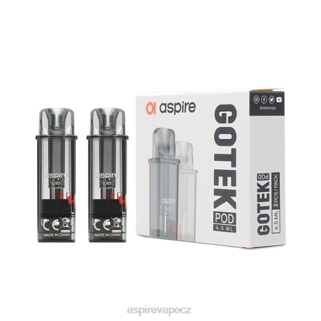 Aspire gotek pod (přeplněná edice 4,5 ml) kompatibilní s gotek x a gotek s | Aspire Vape CZ DZ426232